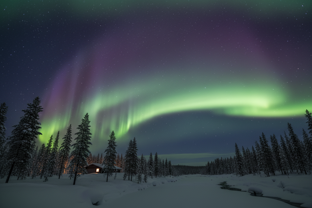 aurora boreale lapponia